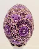Rhea Ostrich Pysanky. Hand painted